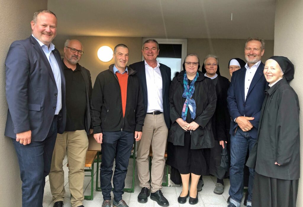 Rosensiedlung Rainbach Schlüsselübergabe